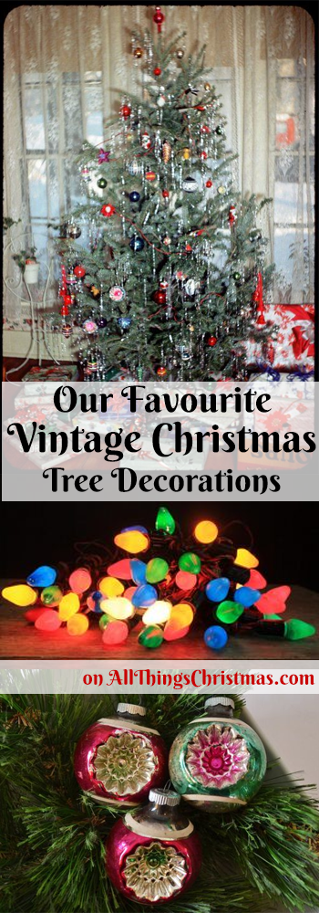 Vintage Christmas Decorations - Pin