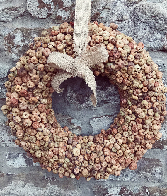 Best Fall Wreath Ideas - Pumpkin