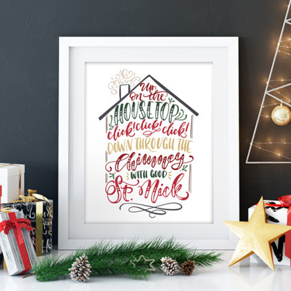 All Things Christmas Market Art and Home Decor - Printable Wisdom