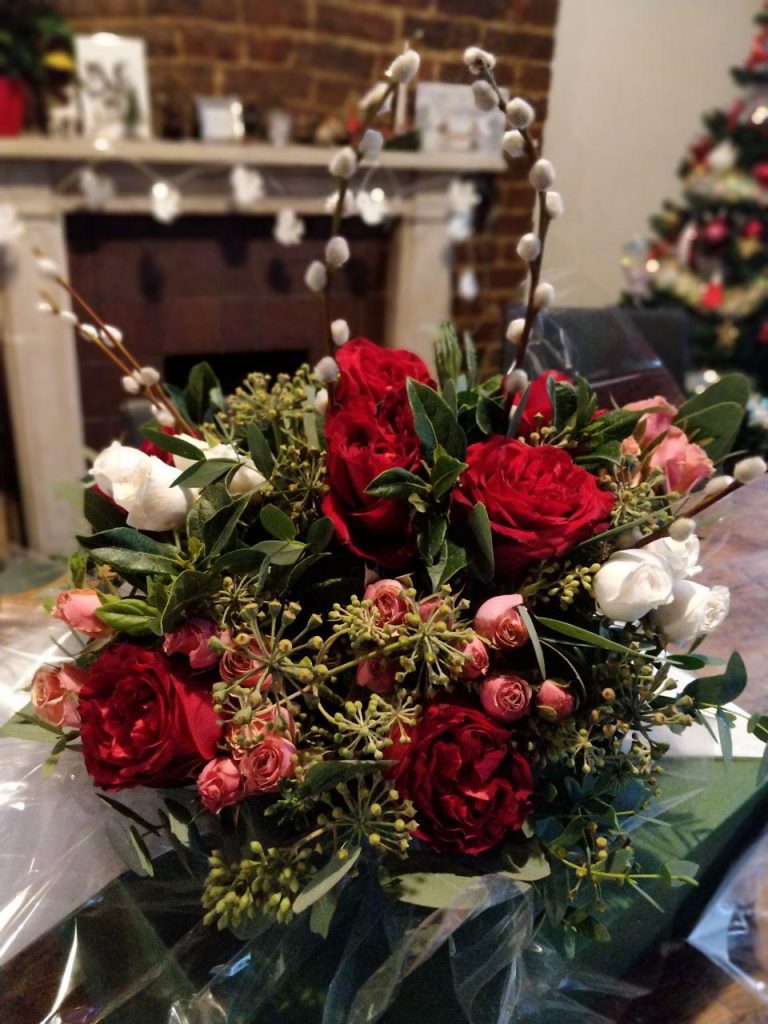Christmas Flowers from The Real Flower Company