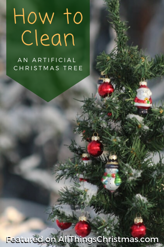 How To Clean An Artificial Christmas Tree · All Things Christmas